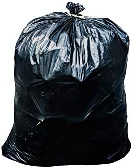 ToughBag 55-60 Gallon Contractor Trash Bags 38" W x 58" H 3.0 Mil (32 Black)