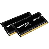 Kingston Technology HyperX Impact 16GB (2 x 8G) 204-Pin DDR3 SO-DIMM DDR3L 1600 MHz (PC3L 12800) Laptop Memory Model HX316LS9IBK2/16