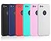 Pofesun Silicone Phone Case Compatible for iPhone 7/ iPhone 8, 6 Pack Shockproof Soft Flexible TPU Case Cover Fit for iPhone 7 (2016)/iPhone 8 (2017) 4.7 Inch-Black,White,Pink,Red,Cyan,Royal Blue