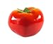 Viabella 6pc Artificial Red Tomato Large 3.5-Inch - Plastic Decorative Tomatoes Vegetable Fruit - Six Pieces