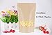 SumDirect Kraft Stand Up Pouches - 50Pcs Resealable Kraft Paper Stand Up Bags with Window, Zipper Disposable Food Storage Bags for Home or Business (50, 5.5x7.8inch)