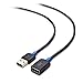 Cable Matters 2-Pack Long USB Extension Cable - 10ft, Male to Female USB Extender Cable, USB2.0 Extension Cord, 480Mbps, Black