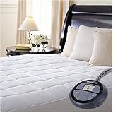 Sunbeam Premium Quilted Cotton Heated Electric Mattress Pad - Full Size