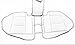 EDEALYN 1 Pack Scalable (124-140cm) Back Seat Cover Car Seat Cover Seat Protector Rear Seat Bottom Cover Fits 90% of car - for Seat Bottom Only (Black - Rear seat)