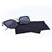 GAMT Desginer Vintage Sunglasses Retro Full-rim Metal Frame Round Lens Fashion Style Black Frame Black