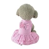 Gotd Cute Sweet Pet Puppy Dog Apparel Clothes Short Skirt Dress (S, Pink)