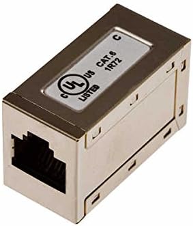 Axis Coupler - cable interface/gender adapters (RJ-45, RJ-45, Brushed, Gebürsteter Stahl