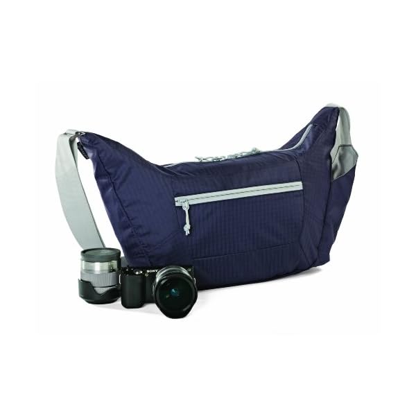 Lowepro Photo Sport Shoulder 12L Kameratasche dunkellila/grau – Bild 6