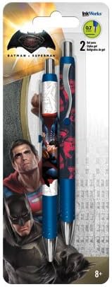 DC Comics Batman v Superman Gel Pens - 2 Pack (Superman)