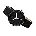 Start Unisex Simple Number Watches Comfortable Canvas Belt Wrist Watch Bracelet (Black)