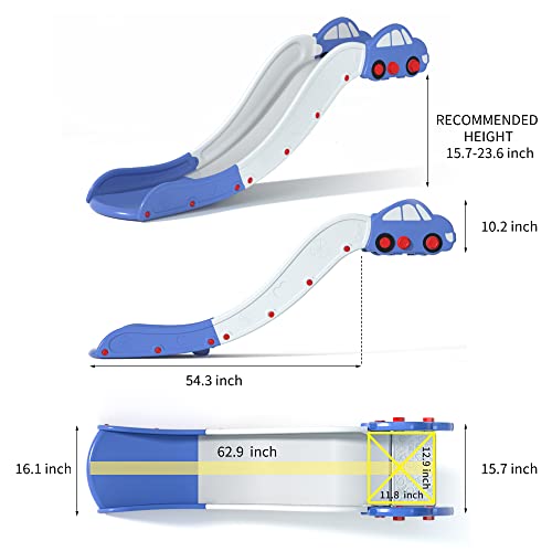 Kids Slide for Bed Couch Sofa Stairs Extended Widened Toddler Slide