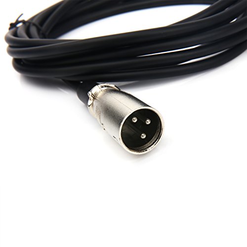 SiYear 10FT XLR male plug to XLR Female jack 3 Pin Microphone Extension Cable for Amplifiers,Preamp,Mixer,Speaker etc (3M)