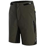 SAENSHING Mens Mountain Bike Shorts MTB Loose-Fit Quick Dry Shorts for Bicycle Cycling