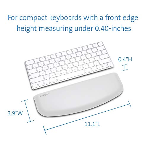 Kensington ErgoSoft Wrist Rest for Slim, Compact KeyboardGray Pricepulse