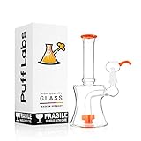 Labs Glass Water Concentrates Device Orange 8.5 inch