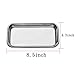 Zorvo 1 PCS Dental Stainless Steel Medical Tray table Bathroom Countertop Guest Towel and Organizer Tray 8.5