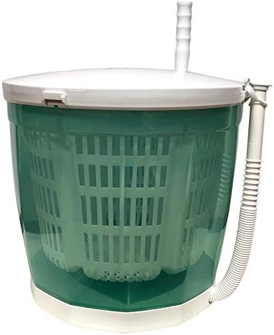 XXXVV 2020 Latest Mini Portable Washing Machine for Compact Laundry, Small Semi-Automatic Compact Washer with Timer Control Single Translucent Tub