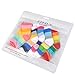 Epeius Kids Girls' 5 Pack Seamless Rainbow Stripes Crew Socks for 3-5 Years,Smooth Toes Socks,Shoe Size 8.5-11