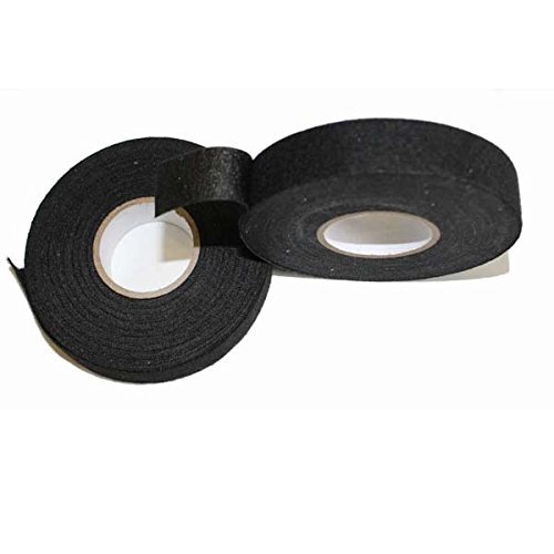 Adecco LLC 2pcs Wiring Loom Harness Adhesive Cloth Fabric Tape 19mm/15m