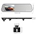 BOSCAM Touch Screen Backup Camera Mirror Dash Cam Waterproof Back up Car Camera and 4.5-inch Full HD 1080P Rear View Mirror Cam Video Recorder with G-Sensor,Loop Recording, Motion Detection