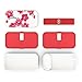 monbento - MB Original Blossom red / pink / white bento box - 2 tier leakproof lunch box for work/school lunch packing and meal prep - BPA free - Food grade safe food containers
