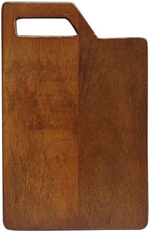 WMart Bamboo Wooden 0.012 m Thick Chopping Cutting Board with Finger Hole, 35 x 23 cm