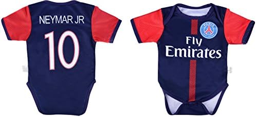 World Cup Baby Neymar Jr #10 Paris Soccer Jersey Baby Infant and Toddler Onesie Romper Premium Quality