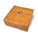 Green Goddess Supply Large Walnut Pollen Sifter Box - 100 Micron Mesh Sifting Screen - Herb & Pollen Shaker & Storage Case - Magnetic Closure - 3-Piece Sifter (6 5/8