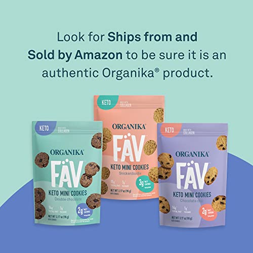 Organika Fav Keto Mini Cookies-Double Chocolate- Low Carb 