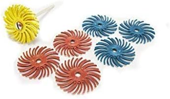 3M Radial Wheel Set 25mm Nylon Grit 80 220 400 Metal Polishing Grinder Tool