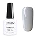Qimisi Soak Off Gel Polish UV LED Grey Series Nail Art Color Lacquer 10ml 001