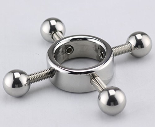 One Pair Heavy Clip on Non-Pierce No Pierce Fake Nipplering Shields with Screw Adjustable Circle