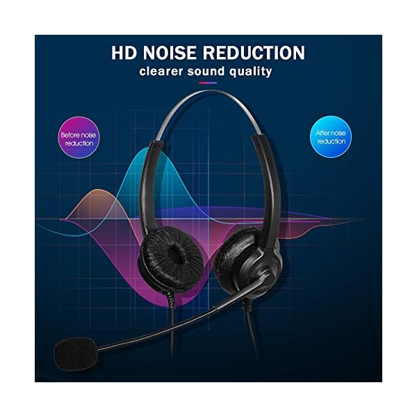 TWOTW-Binaural-Telephone-Call-Centre-Headset-with-25-mm-Headphone-Jack-Noise-Cancelling-Microphone-Volume-Mute-Controls-for-Specific-Landline-Model-Phones TWOTW Binaural Telephone Call Centre Headset with 2.5 mm Headphone Jack Noise Cancelling Microphone Volume Mute Controls…