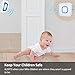 Mumu Sugar Infrared Wireless Motion Sensor Alarm, Doorbell Chime Home Security Driveway Alert Alarm, Store Door Open Entry Chimes with Operating in Range 500 feet/52 Chimes/ 4 Level Volume/LED Flash