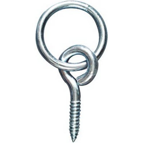 Stanley National Hardware 2062BC 3/8" x 3-1/2" Zinc Plated Hitch Ring w/Screw