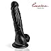 Ultra Realistic Dildo with Strong Suction Cup for Hands-free Anal Vaginal Play