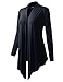 ALL FOR YOU Women's Soft Drape Cardigan Long Sleeve Navy XX-Large
