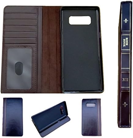 For Samsung Galaxy Note 8 Case, Yxim Simulation Bible Camouflage Book Case Funny Interesting Fascinating Kuso Cute Vintage Classic Leather Cover Bulit-in ID&amp;Credit Card Slots Shell