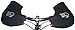 Bar Mitts Cold Weather Mountain/Commuter Bike Neoprene Handlebar Mittens, Standard (No Bar End Openings), Large , Black