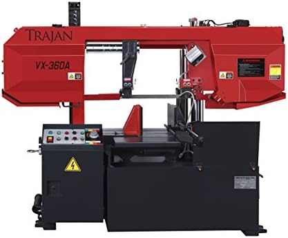 Trajan Saw Trajan 360A Heavy Duty Band Saw, Dual Column, Semi Automatic, 14" x 22"