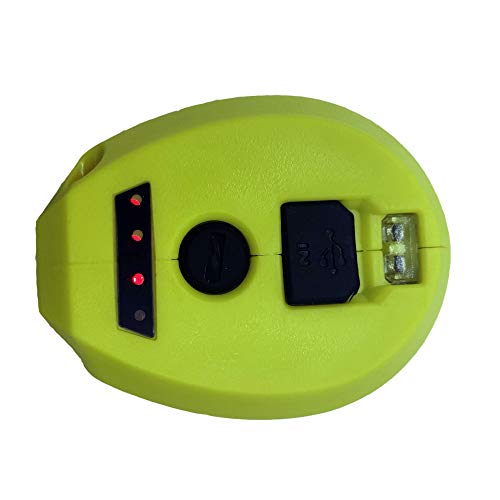 Replacement Portable Yellow Safe Charger Tools Converter USB ABS Adapter Power Source for Milwaukee Lithium Battery 12V M12 - Thumbnail 2