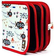 Jaq Jaq Bird Children's Mess Free Chalk Doodle It & Go Coloring Book (Submarine)