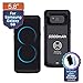 Never Run Out NRO Battery Case for Samsung Galaxy S8 (5.8 Inch) 5000mAh Wireless Charging Portable Rechargeable Extended Battery Pack Protective Charging Case with Tempered Glass Screen Protector