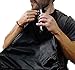 Beard Cape Apron for Shaving - NEW MODEL 2017 – Beard Shaving Bib Catcher for Easy Clean Up & a Clog-Free Drain – Grooming Cape Gift Ideas for Bearded Men