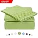 Maevis Bed Sheet Set-1800 Double Brushed Microfiber Bedding - Deep Pocket- Wrinkle, Fade, Stain Resistant - Hypoallergenic - 4 Piece (Green,Queen)