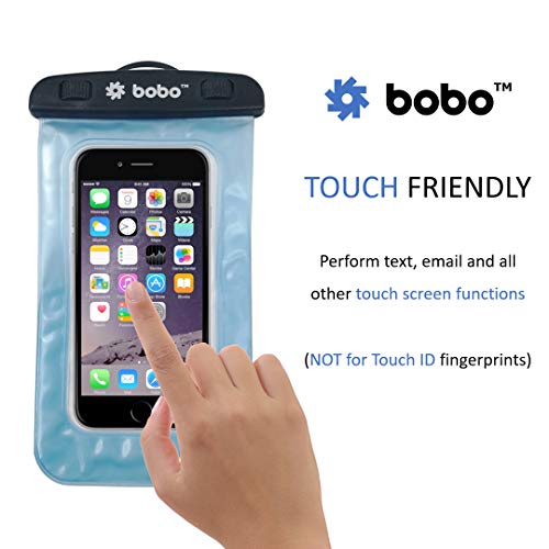 BOBO Universal Waterproof Pouch Cellphone Dry Bag Case for iPhone Xs Max XR XS X 8 7 6S 6 Plus, Samsung Galaxy S9 S8 + N