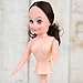 Brown Hair Vinyl Half Dolls - Bed Dolls - Package of 3 Dolls