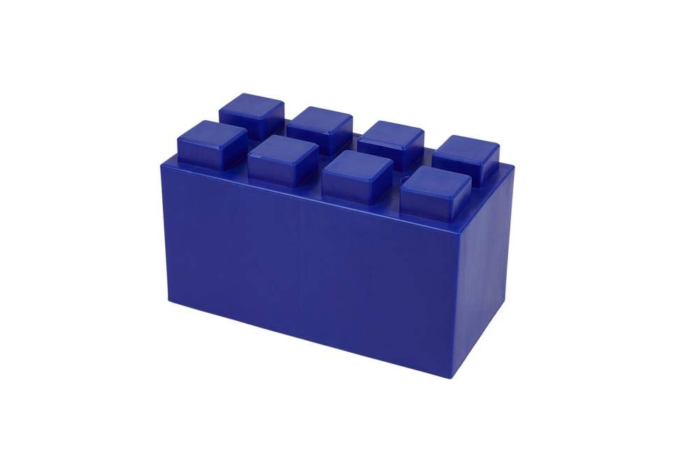 Buy Everblock Modular Building Blocks Full Blocks Pack of 18 Blue