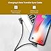 Right Angle Charging Cable USB Fast Charger Nylon Braided Data Cord 90 Degree Elbow Game Video Watching Compatible for iPhone Xs/XS Max/XR/X/8/8Plus/7/7 Plus/6/6 Plus/ 5/5S iPad More(Black)