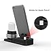 kisreal Charging Stand 4 in 1 Cell Phone Docking Holder Compatible with Apple Watch,iPhone,Airpods,Apple Pencil
